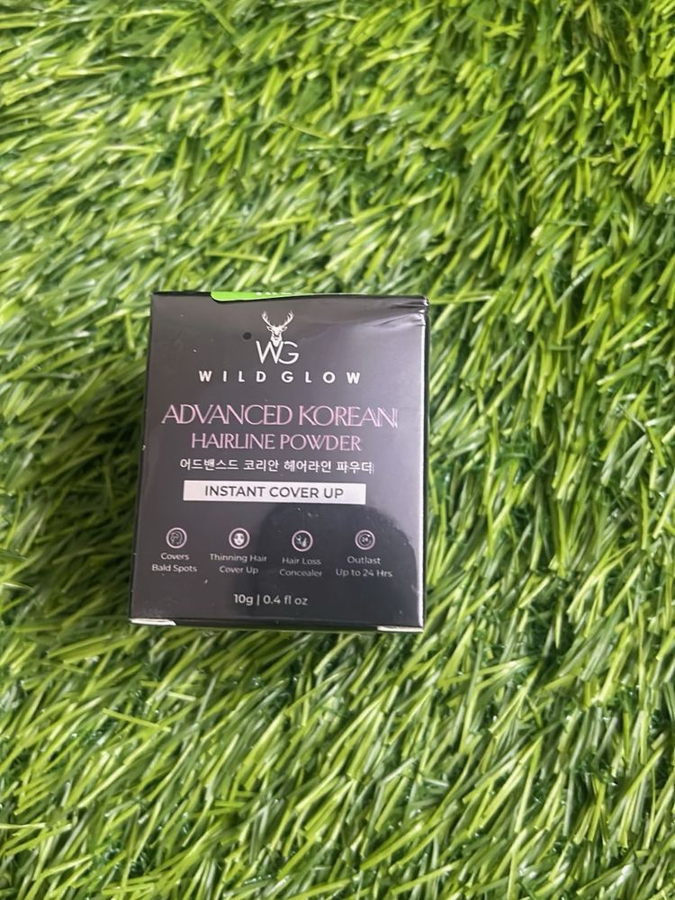Hair line powder black