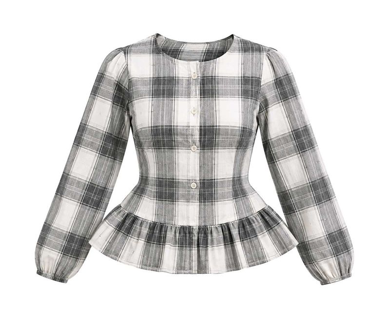 Cute Zara Gingham Ruffle Top🎀✨️