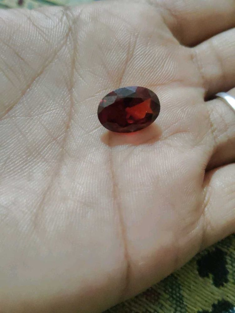 Real Beautiful Red Garnet Gemstone