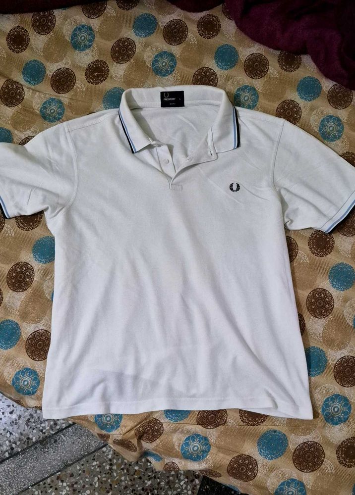 Og Fred Perry White Polo T-Shirt