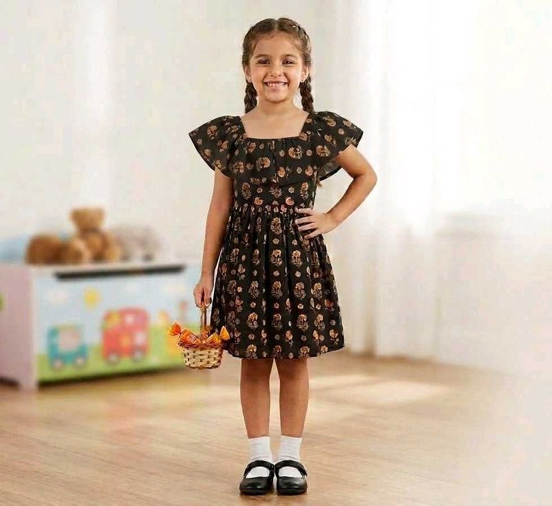MAX Girls Floral Print Dress 7-8years