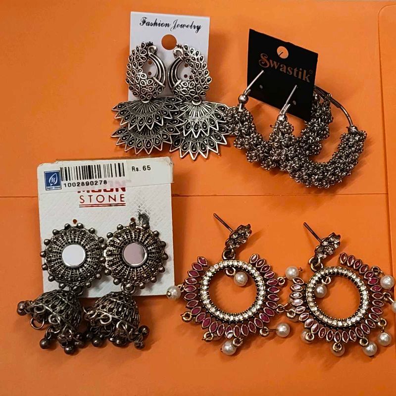 Boho Statement Earrings Set