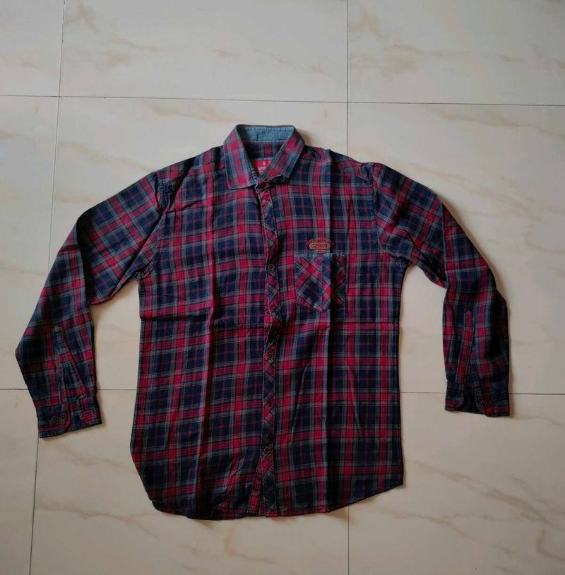 Men's Plaid Long Sleeve Shirt