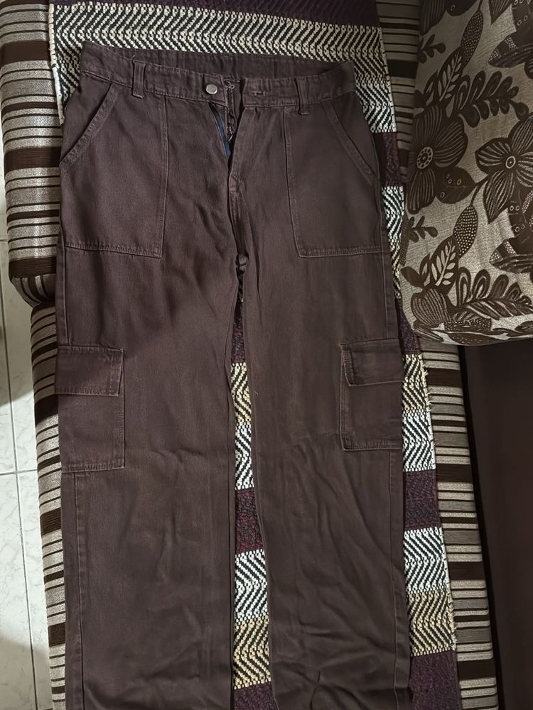 Brown Cargo Pants