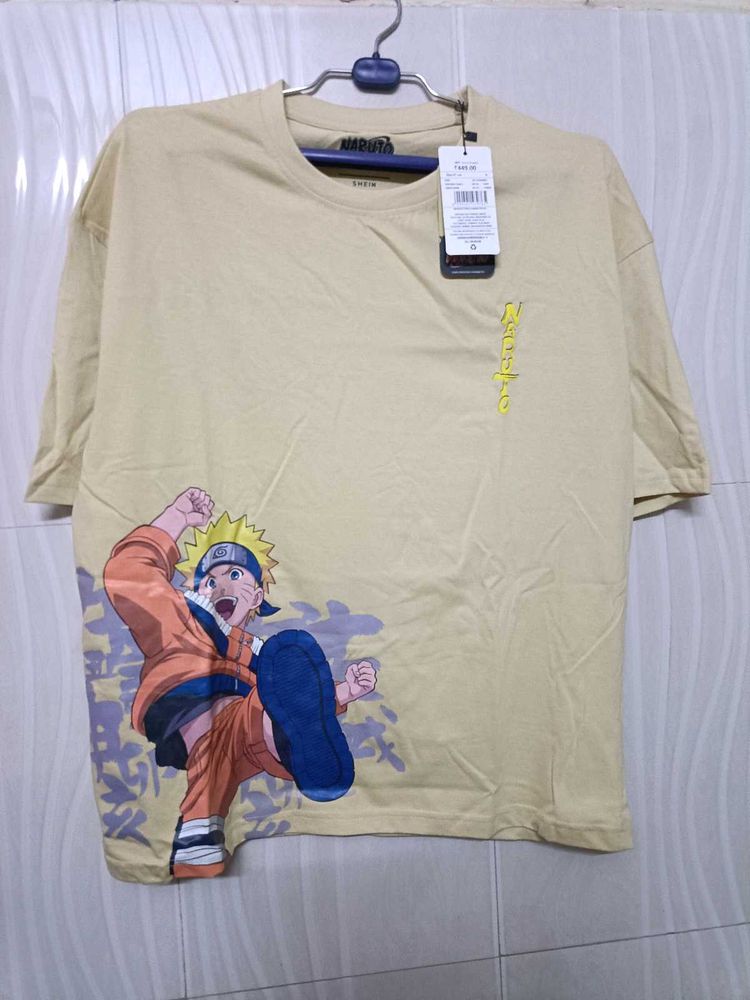 Men's Naruto Graphic Print T-Shirt