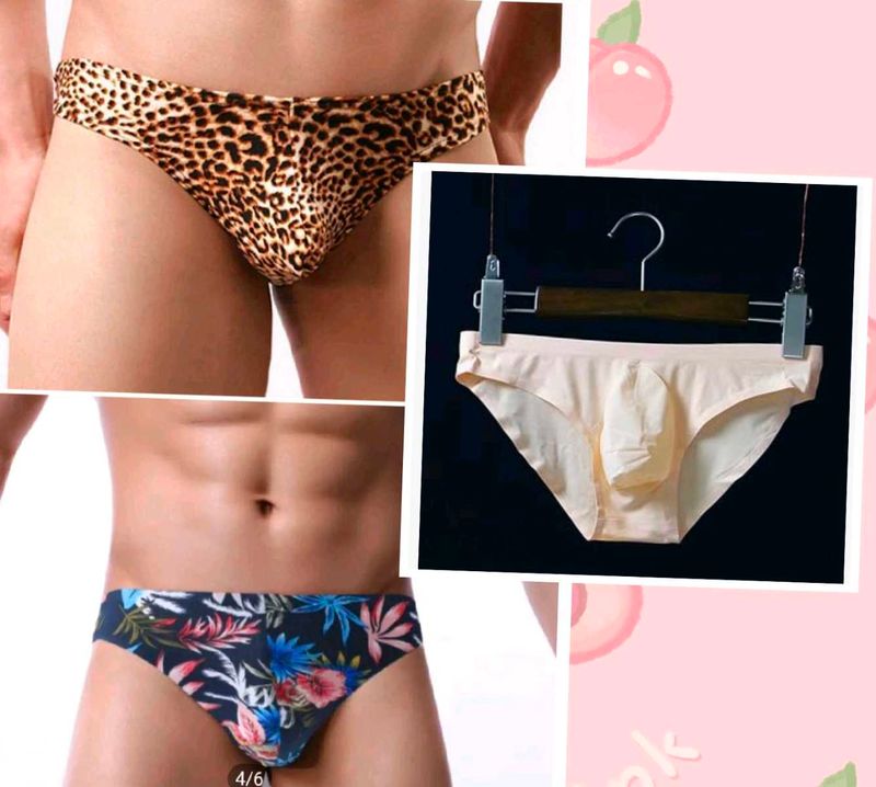 3 piece Men's Seamless,traceless brief