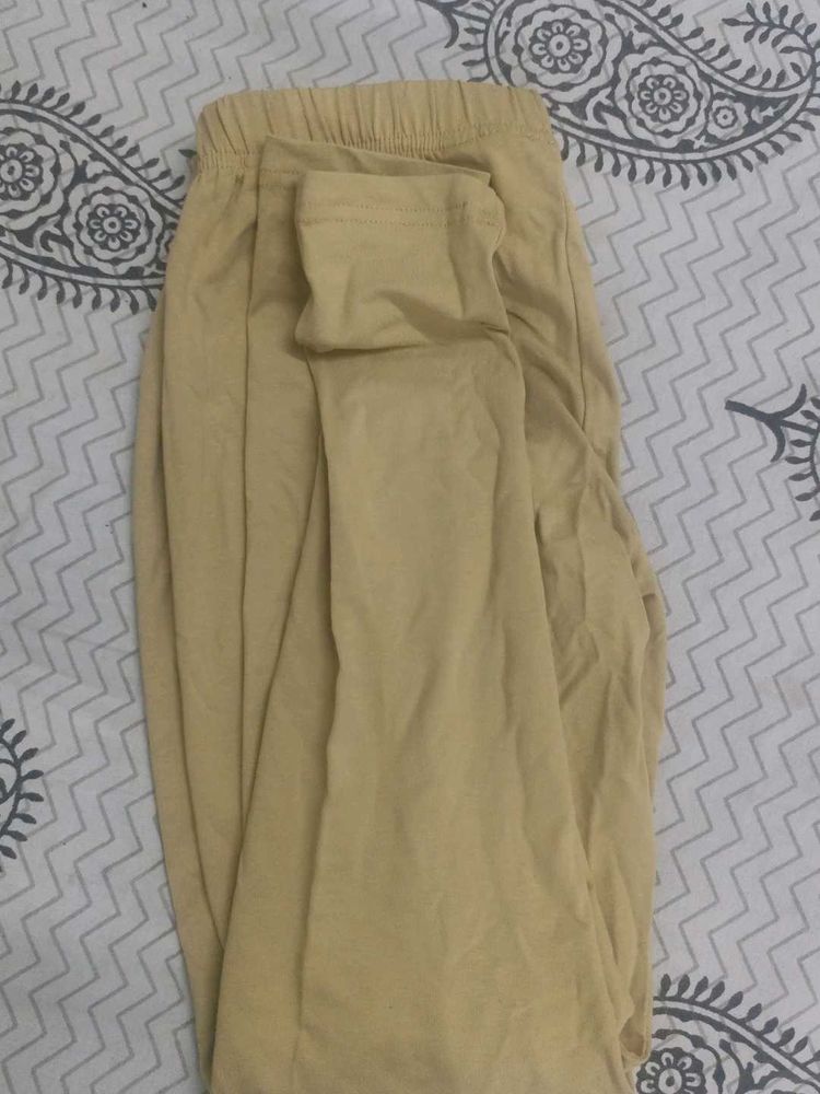 Beige Leggings