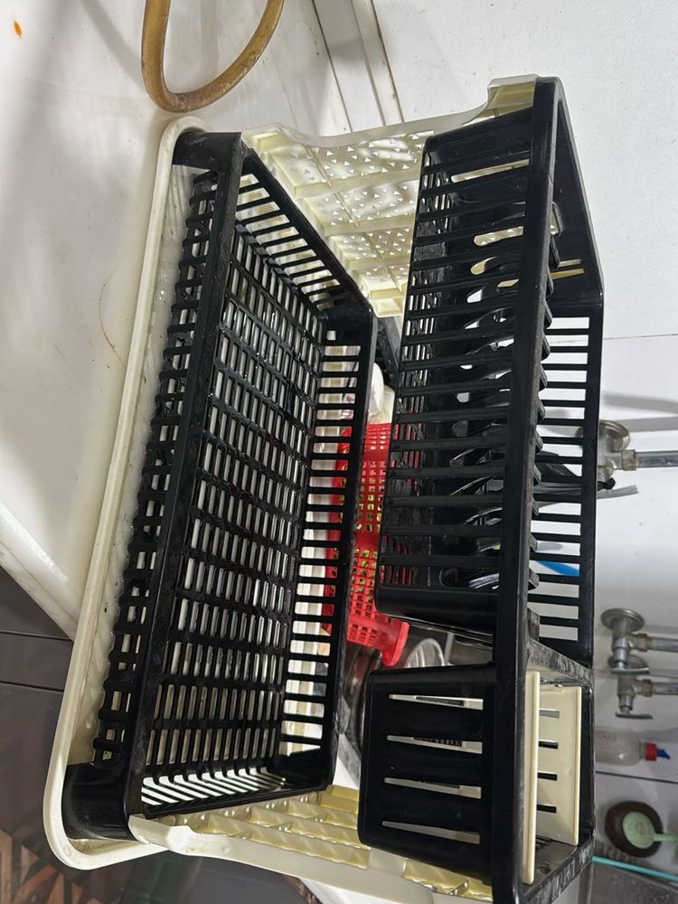 Durable Dish Rack with Utensil Holder