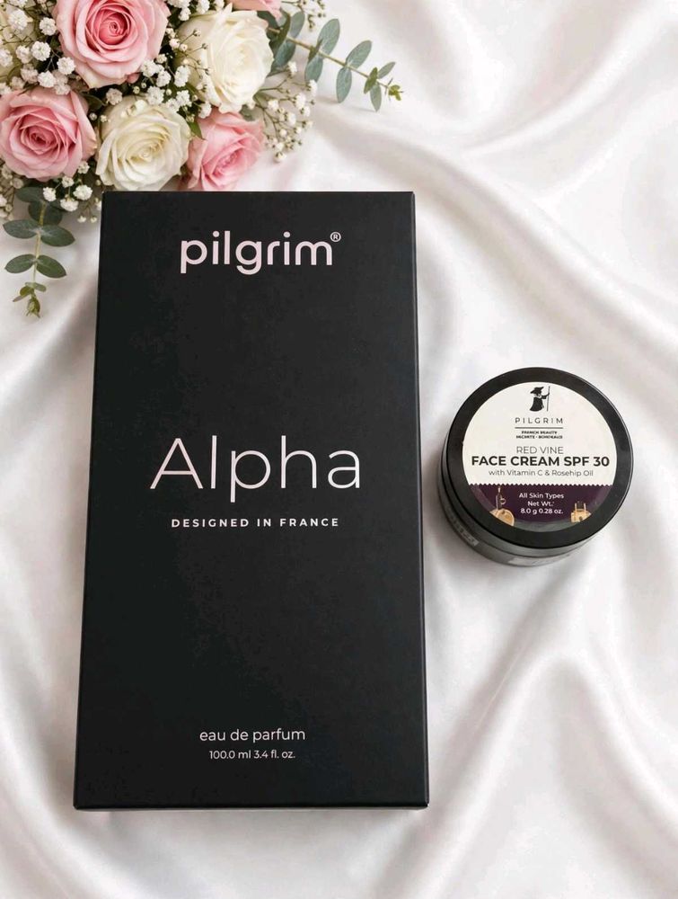 Pilgrim Alpha Eau de Parfum &amp; Face Cream Set