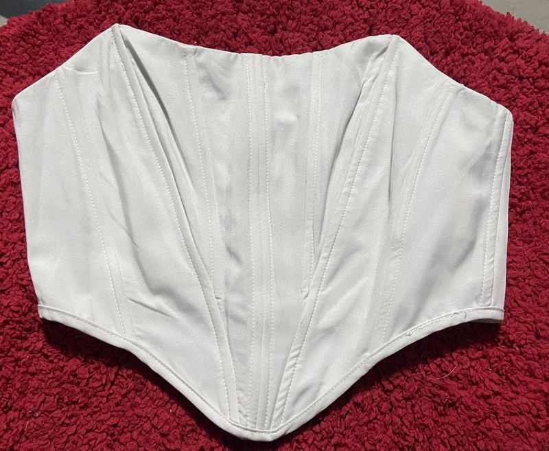 Chic White Corset Top