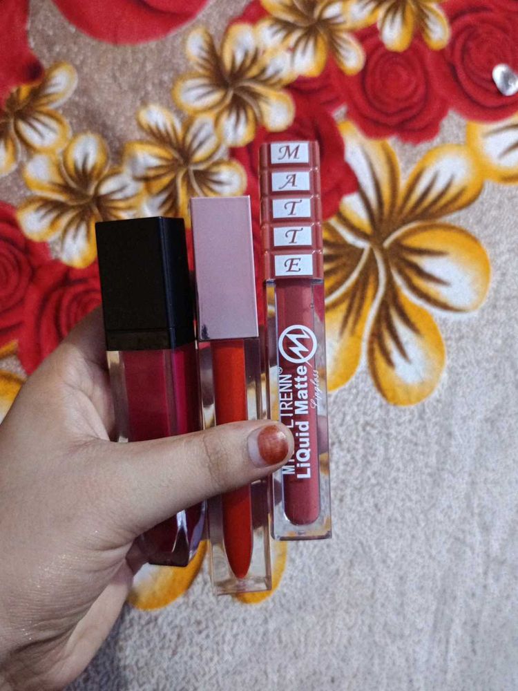 liquid lipsticks💄 pack of 3