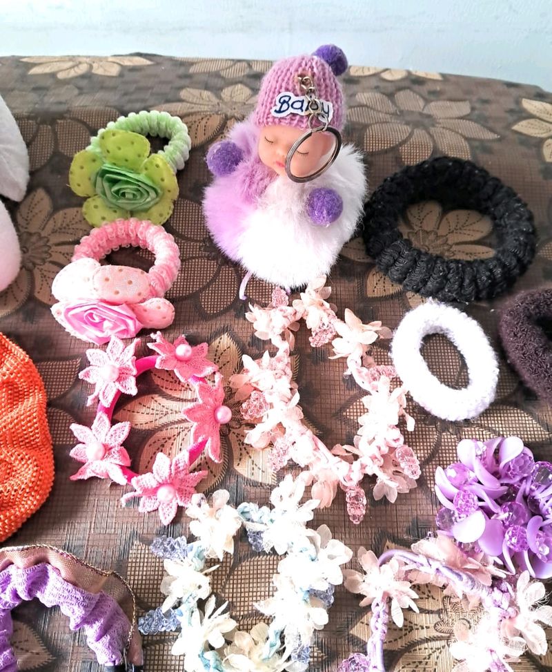 🟢 Hair Band Rubbers &amp; Scrunchies