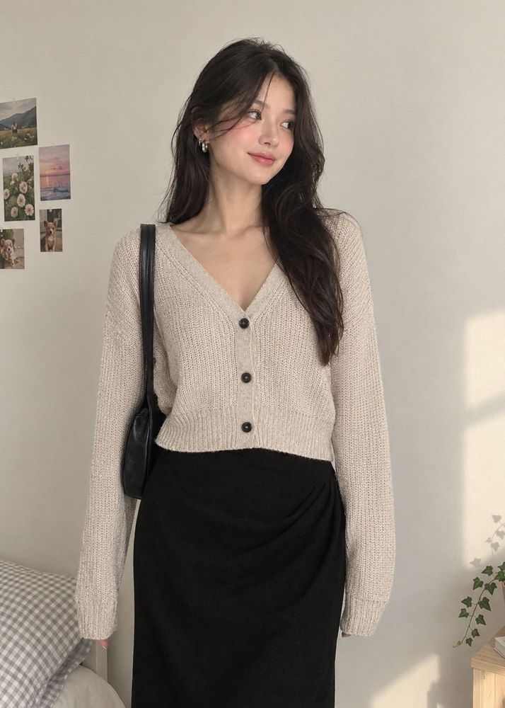 Cozy Knit Button-Up Cardigan
