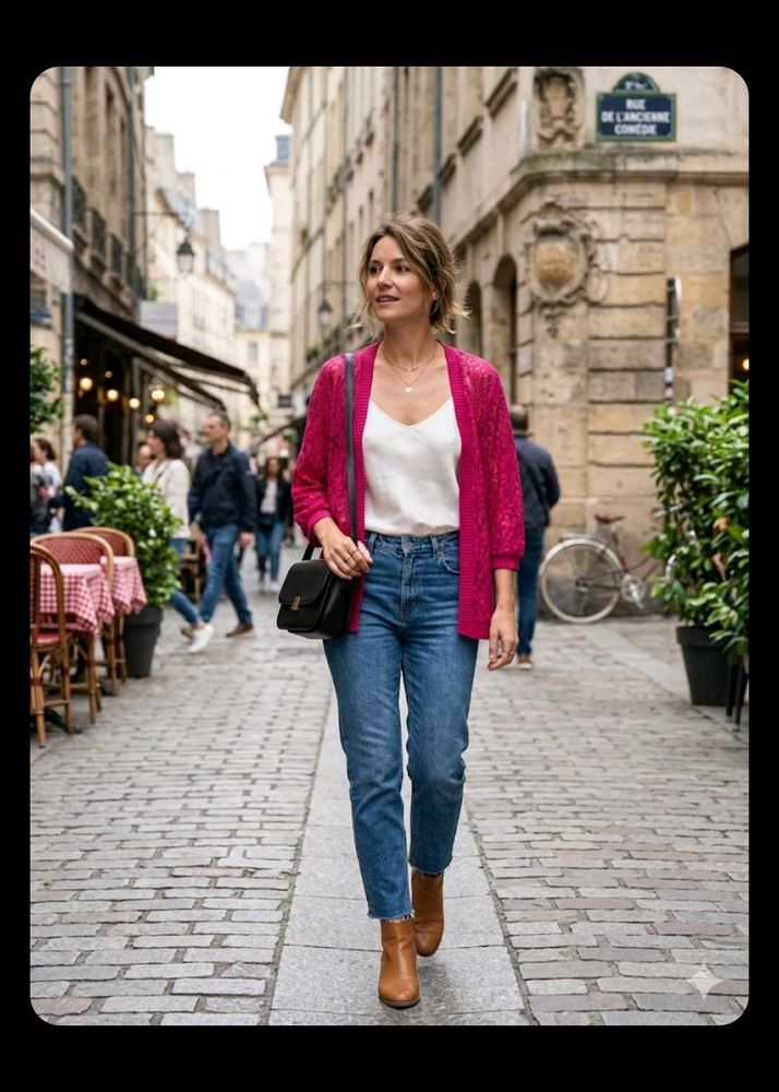 Pink Lace Cardigan