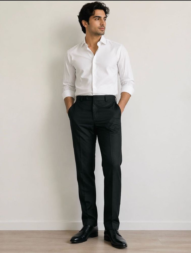 Navy Blue Classic Formal Trouser