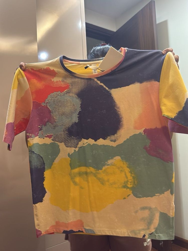 Abstract Print T-Shirt