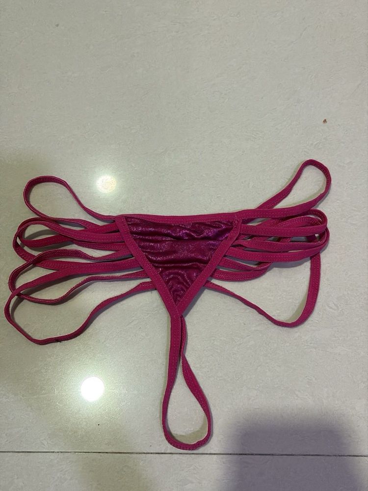 Pink Sexy Thong Panty