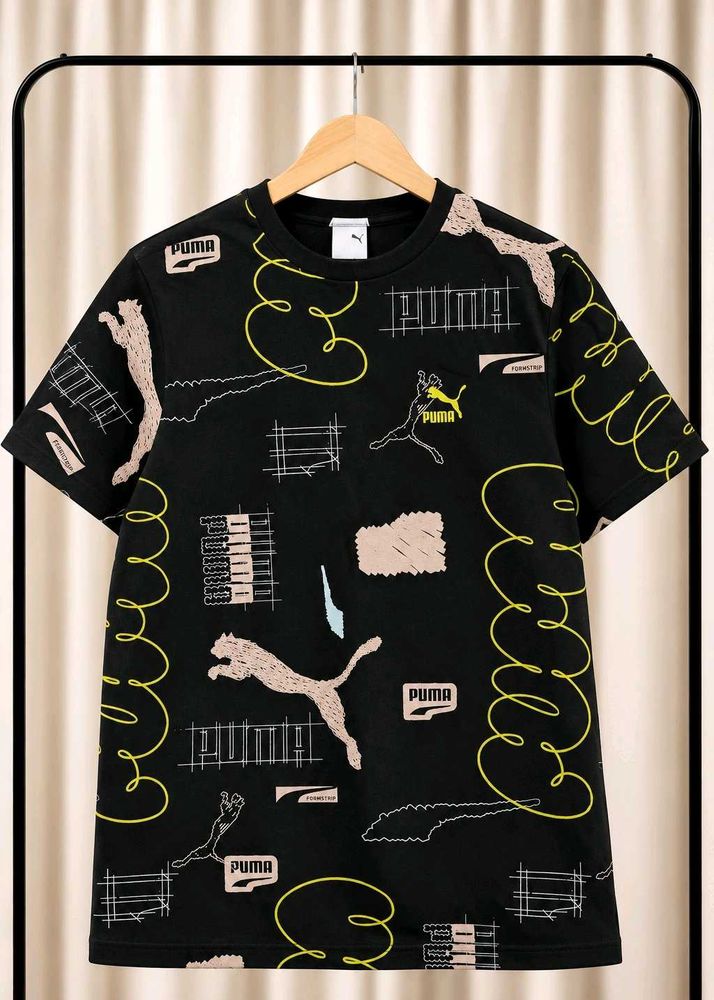 Puma Men's Graphic Printed Oversized Tshirt