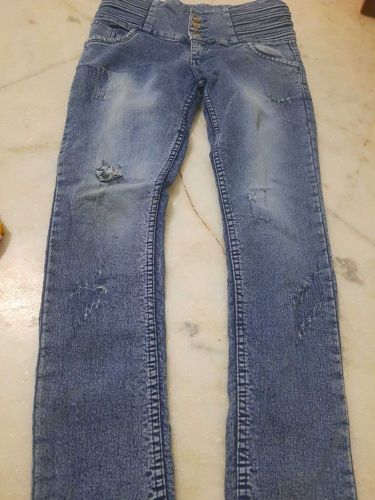 blue denim skinny jeans