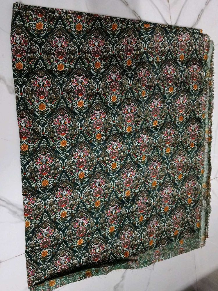 Intricate Floral Print Fabric