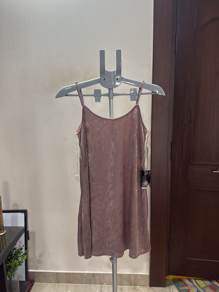 Velvet Slip Dress