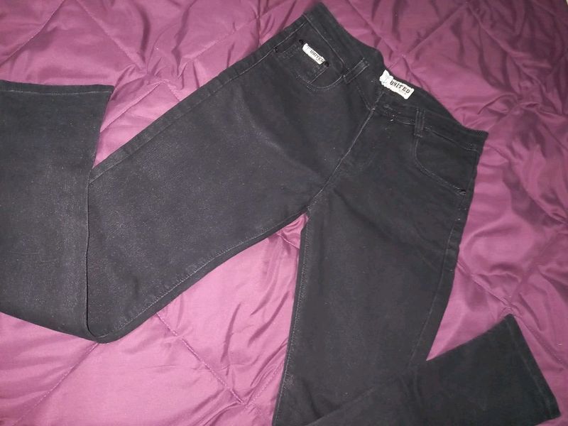Branded Black Denim Jeans