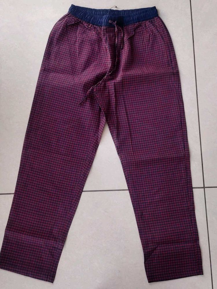 Checkered Casual Pants