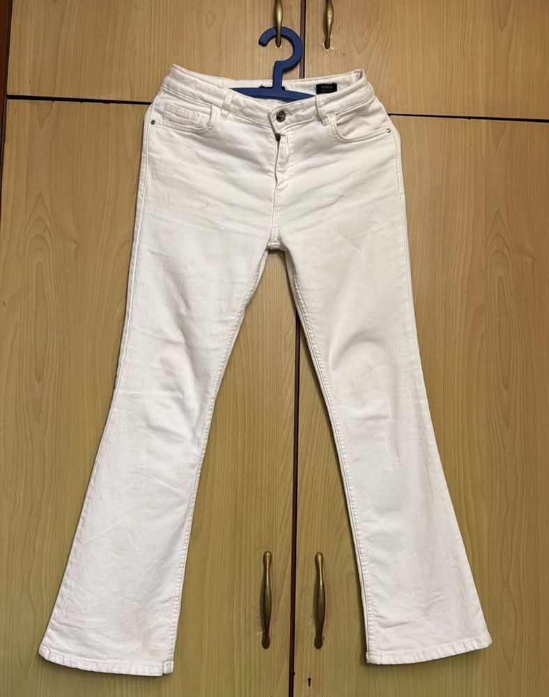 White Flared Jeans