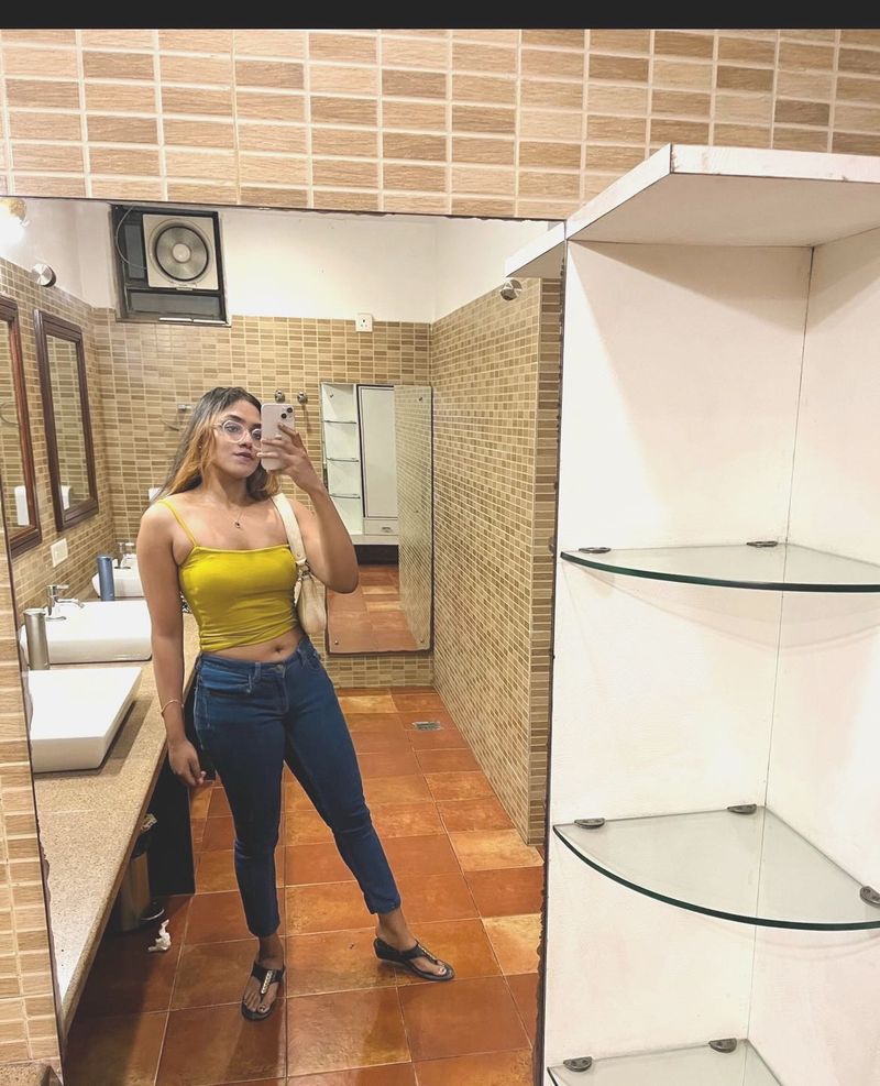 Ajio mustard yellow top