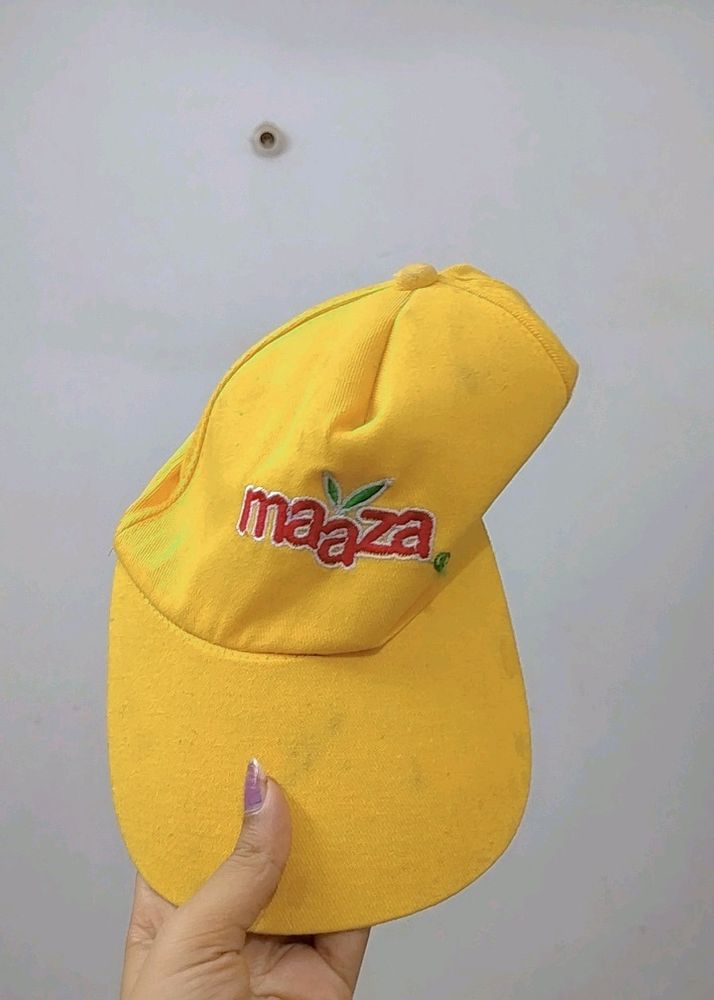 Cool Summer Yellow Cap 🧢 ( washable, Adjustable)