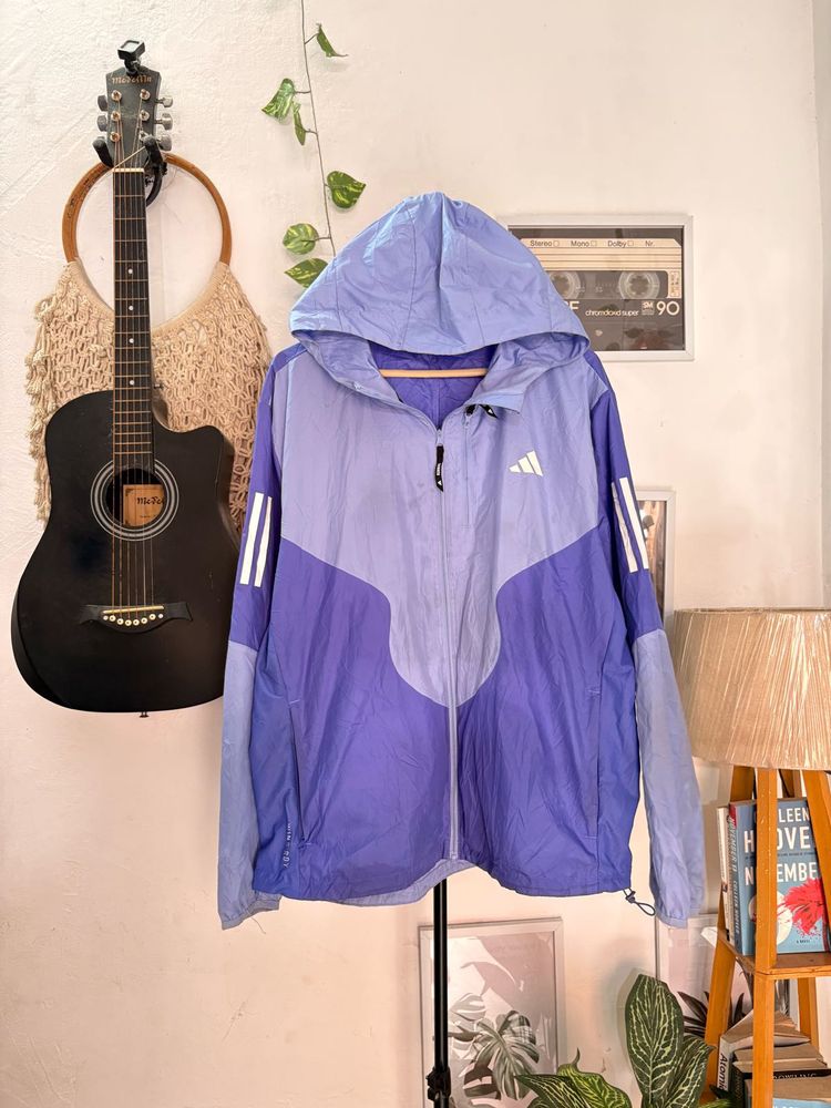 Adidas Colorblock Hooded Windbreaker