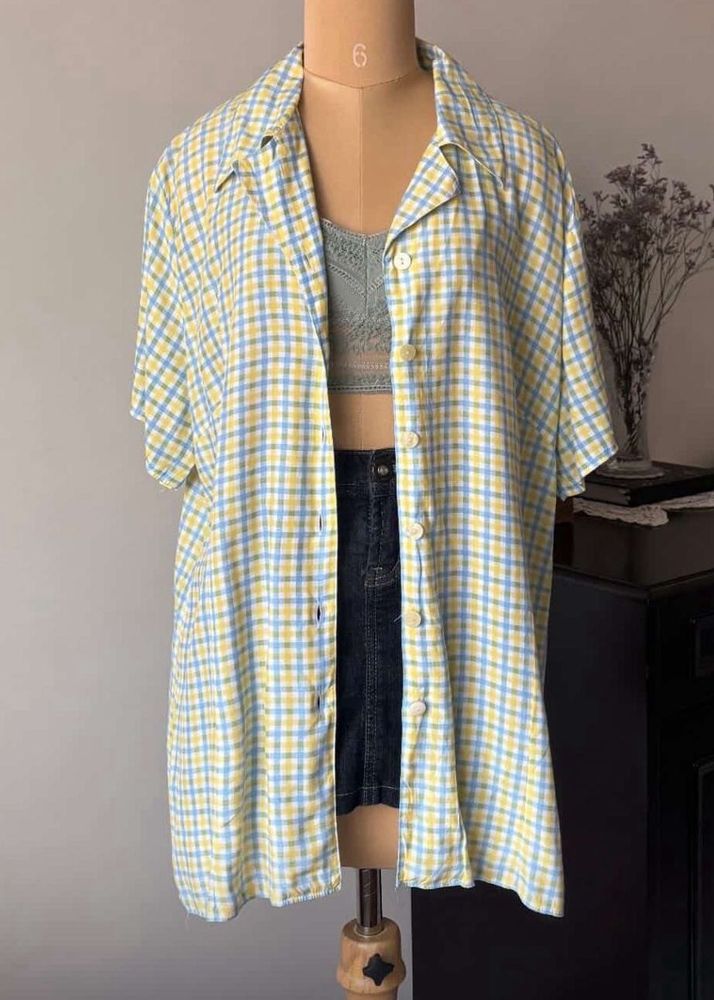Classic Gingham Checkered Shirt