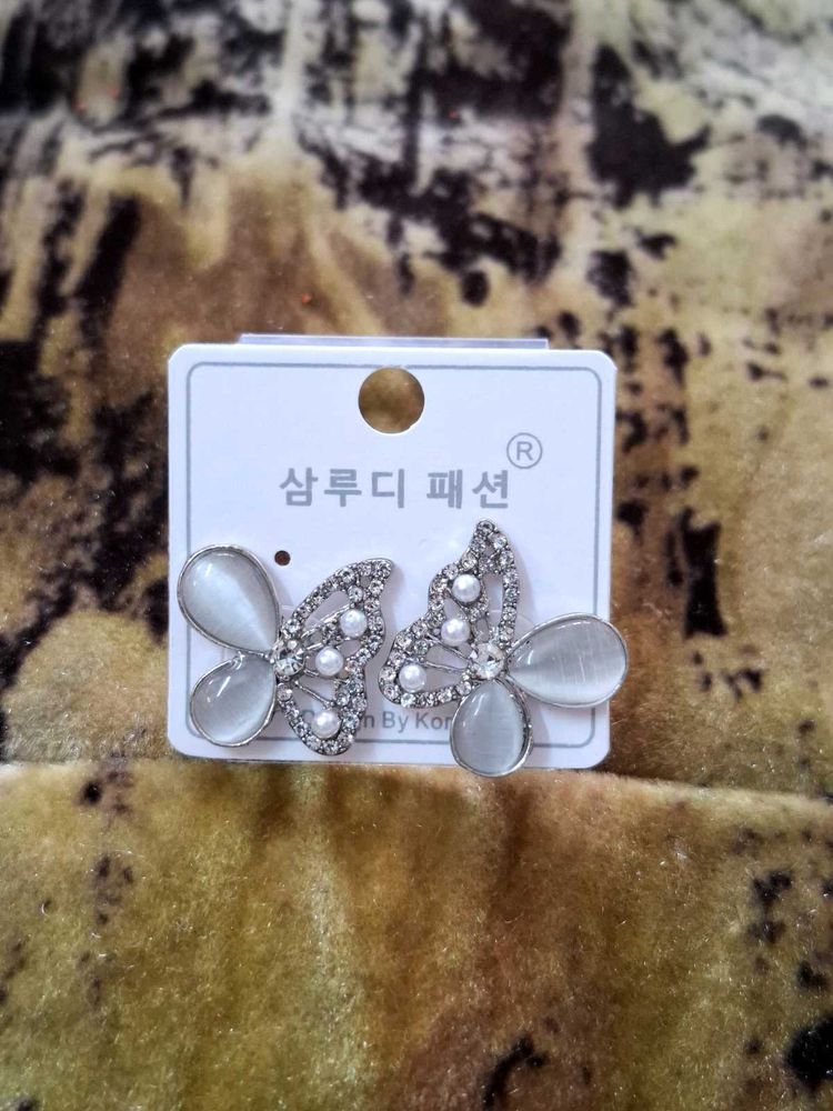 Butterfly Design Stud Earrings