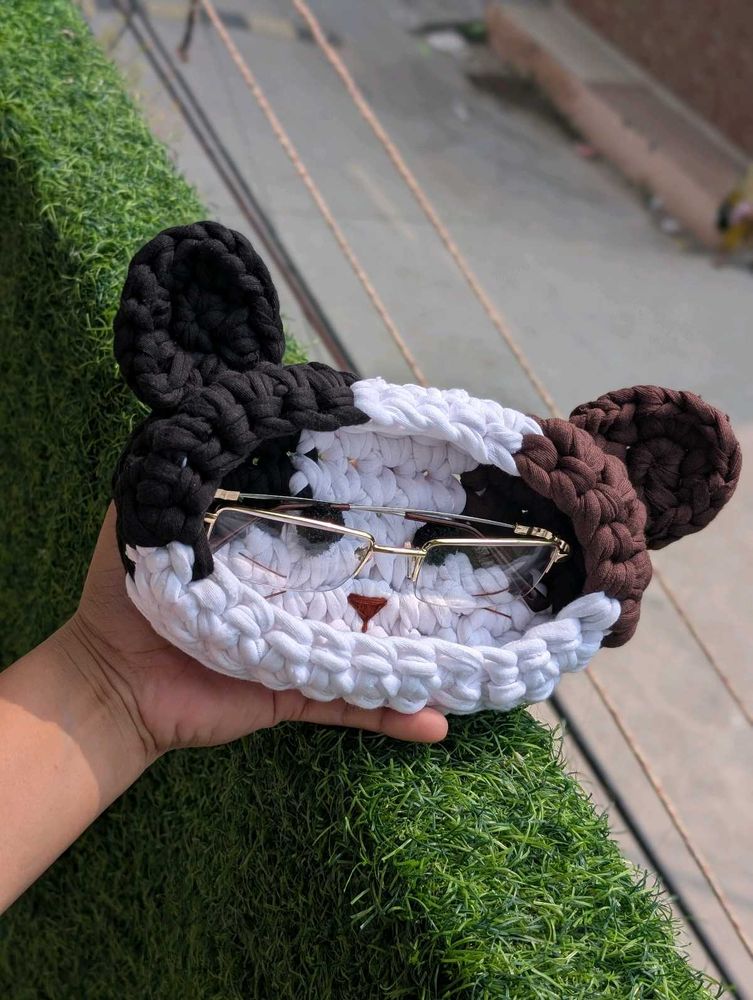 Handmade Crochet Eyeglass Case