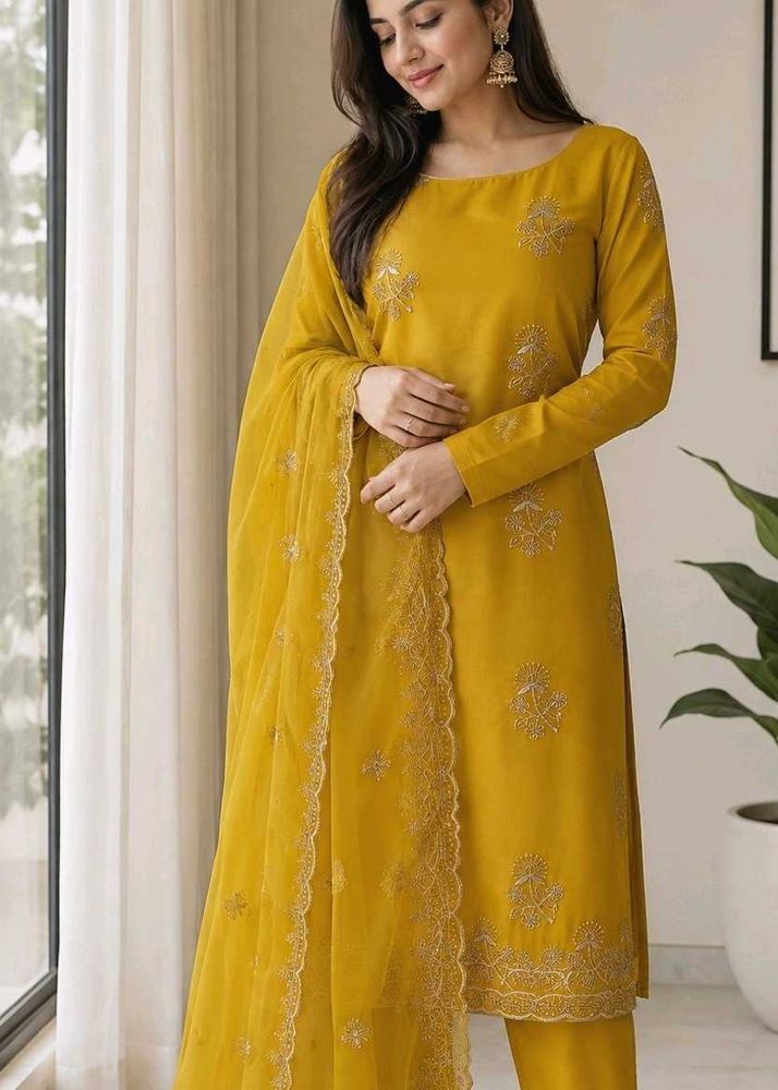 Elegant dress material with Dupatta choose any 1