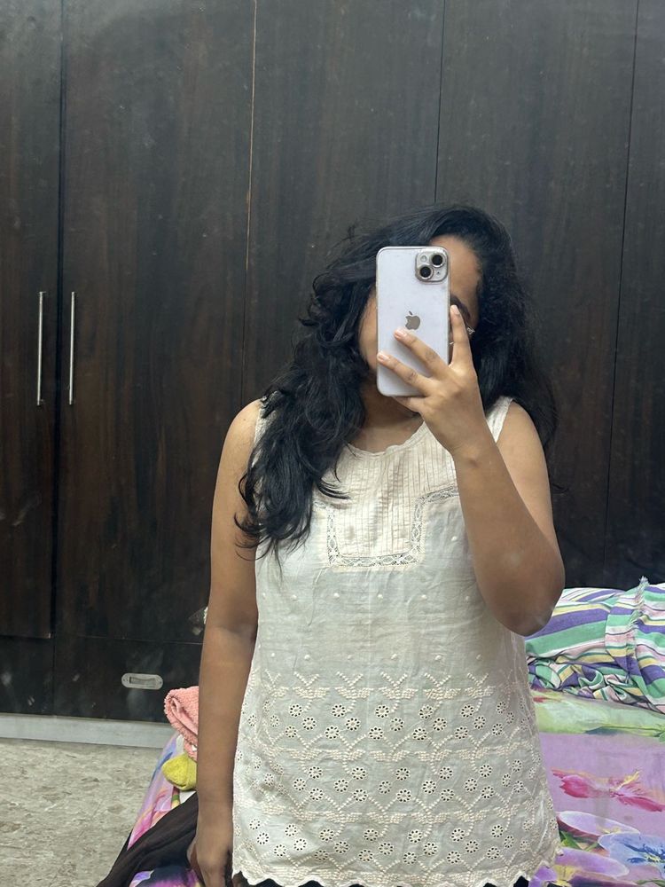 Elegant Lace Trimmed Blouse (fixed price )