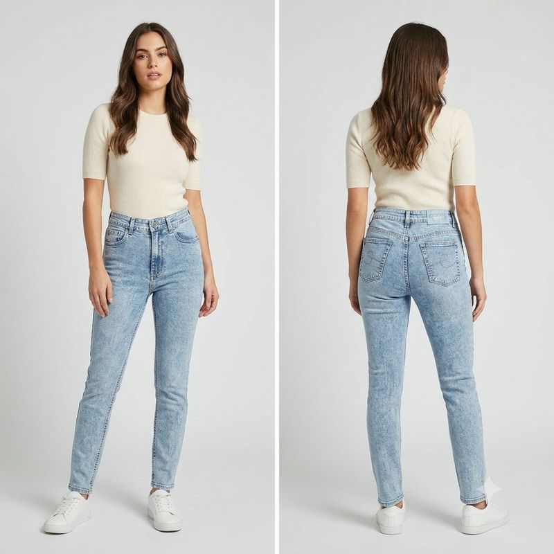 CATCH ME Blue Skin Fit Jeans | Size 28