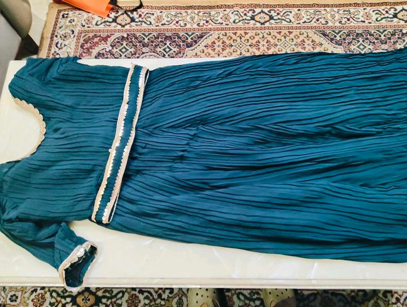 Elegant Blue Ethnic Gown