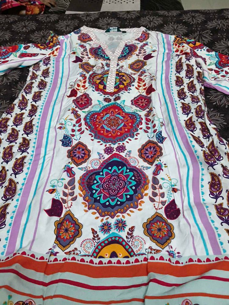 Vibrant Printed Kurta
