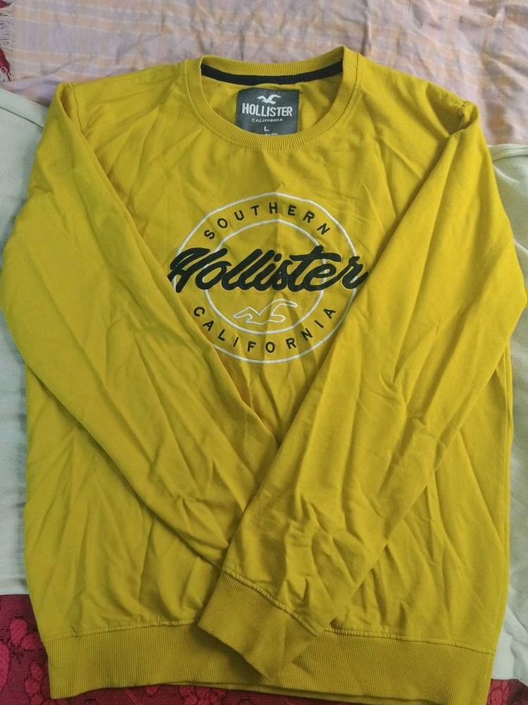 Hollister Mustard Yellow Sweater