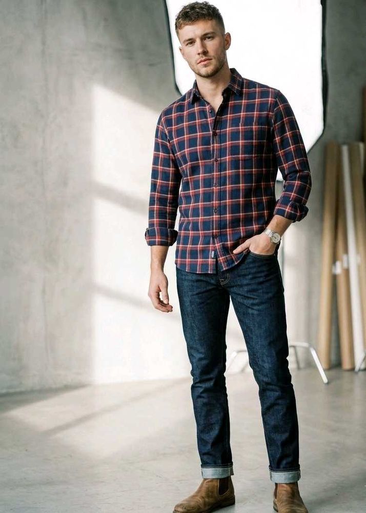 Classic Plaid Flannel Shirt