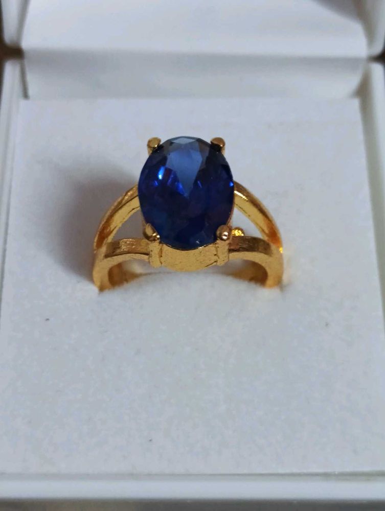 Vintage Blue Sapphire Ring
