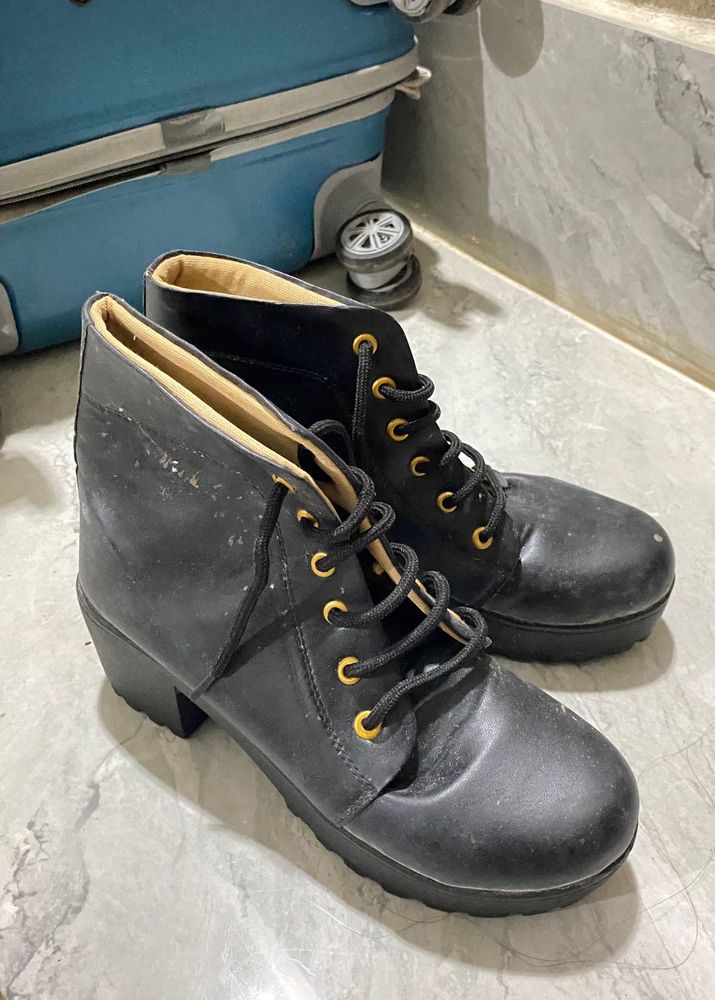 never worn Black Ankle Boots perfect for summ