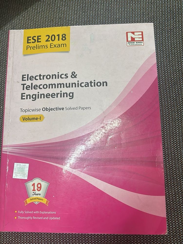 ESE 2018 Electronics &amp; Telecommunication Engg.