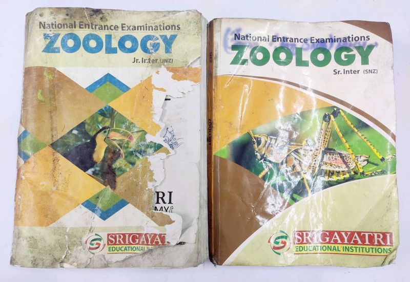 Zoology Jr. &amp; Sr. Inter Books front cover little b