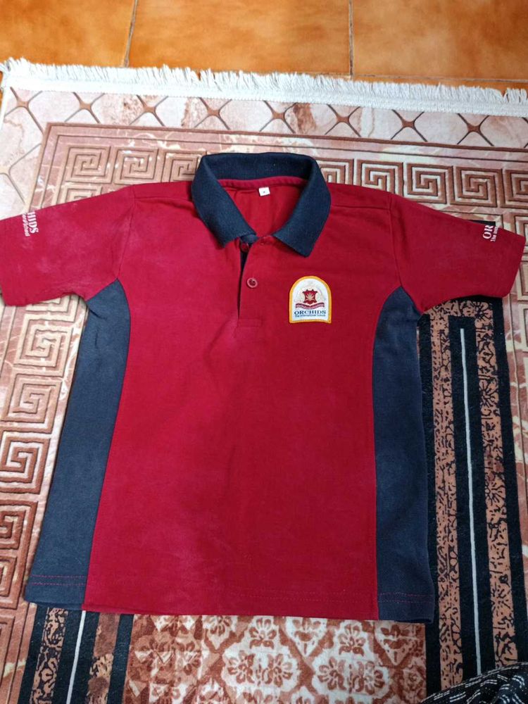 Kids' Red Polo Shirt