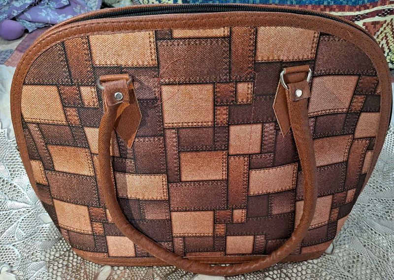 Unique Patchwork Tote Bag