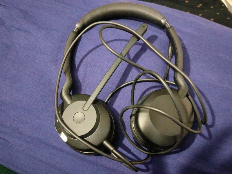 jabra Black Wired Headphones