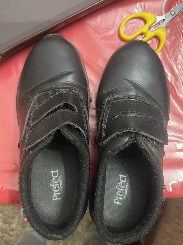 Prefect Black School Shoes