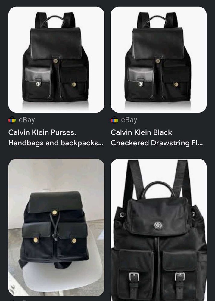 Black Calvin Klein Backpack